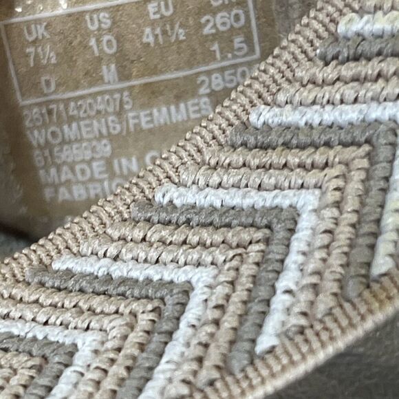 Clarks CloudSteppers Mira Isle Sand Textile Women's Sandals Size 10 Slide - Picture 9 of 10